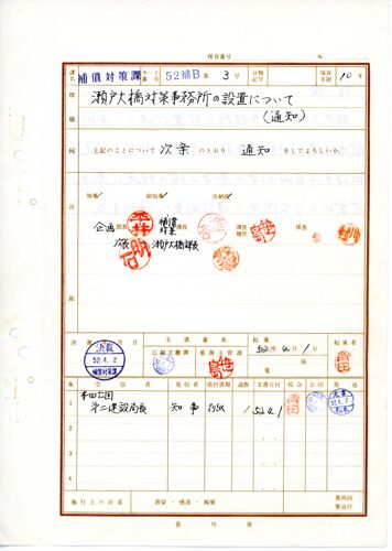 瀬戸大橋対策事務所の設置について